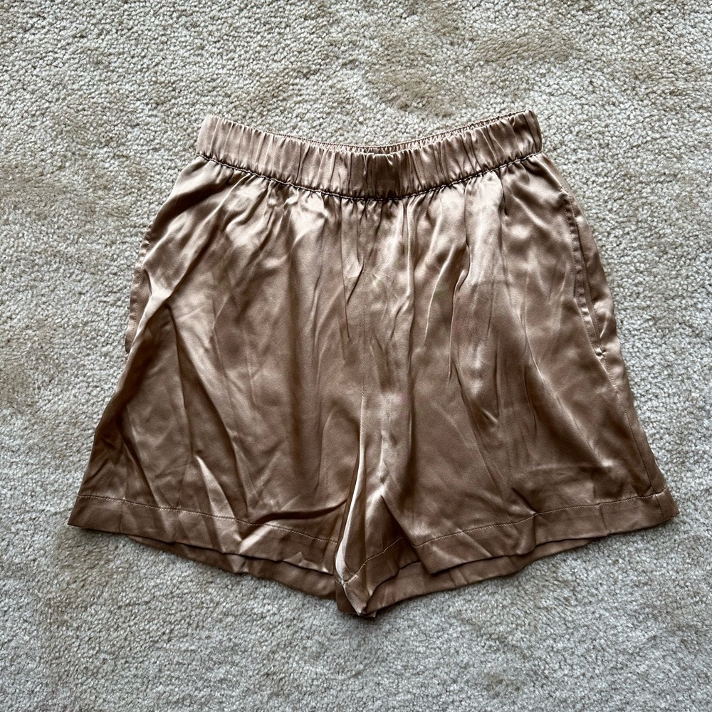 Sablyn silk shorts small